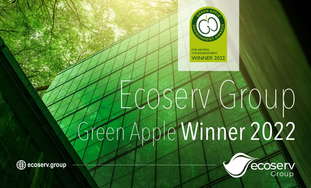 Ecoserv Group wins Gold at Green Apple Awards SME BUSINESS NEWS