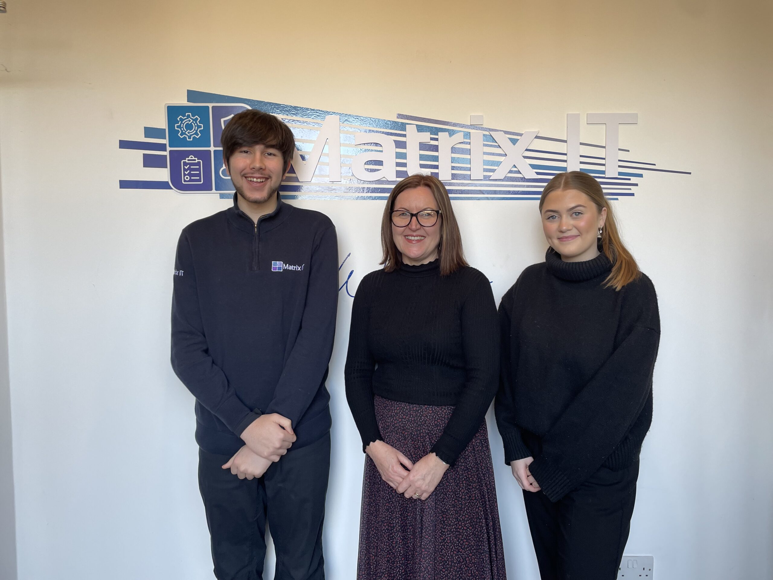 L-R Josh, Louise. Kayleigh