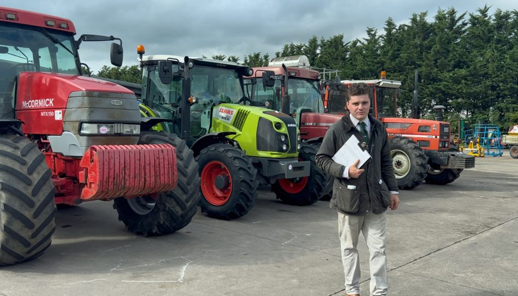 Henry Hyde with machinery
