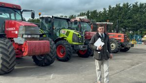 Henry Hyde with machinery