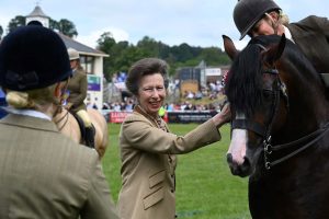 Princess Royal with horse riders